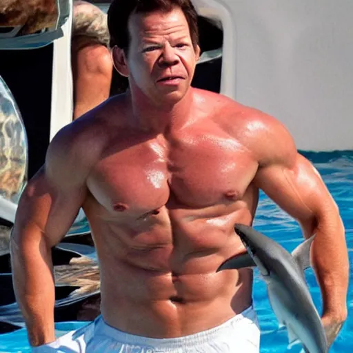 Image similar to shark wahlberg.