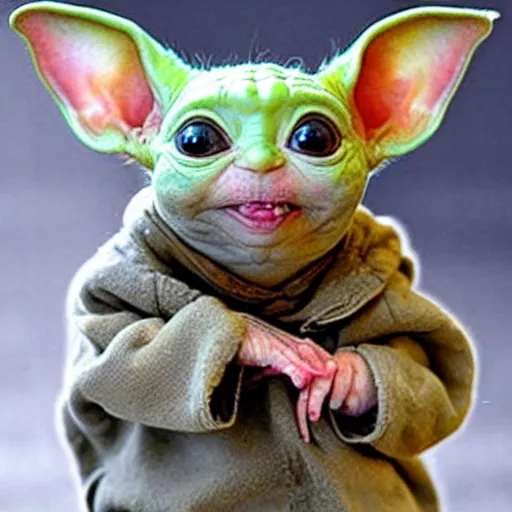 Image similar to rat baby yoda