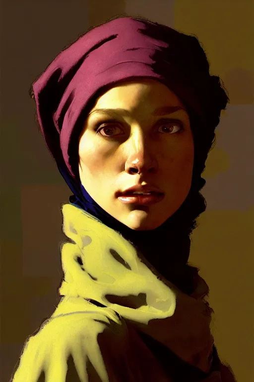 Prompt: full character portrait half - life 2 team fortress 2 scout video game character art not the girl with the pearl earring character design, painting by gaston bussiere, katsuya terada, nc wyeth, greg rutkowski, craig mullins, vermeer, frank frazetta, mucha, tom of finland, trending on artstation, jeffery catherine jones