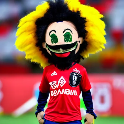 Prompt: mascot of brazilian soccer team flamengo