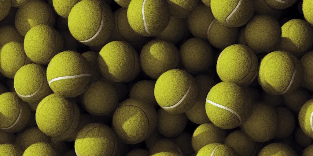 Prompt: a cinematic poster photo of 8 k ultra realistic tennis ball monsters, exotic, cinematic lighting, trending on artstation, 4 k, hyperrealistic, focused, high details, unreal engine 5, cinematic, alien planet atmosphere in background