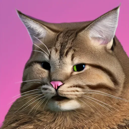 Image similar to big chungus cat, photo, detailed, 4k