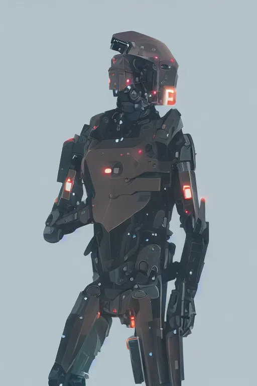 Prompt: full body metal gear rising, blade runner 2 0 4 9, scorched earth, cassette futurism, modular synthesizer helmet, the grand budapest hotel, glow, digital art, artstation, pop art, by hsiao - ron cheng