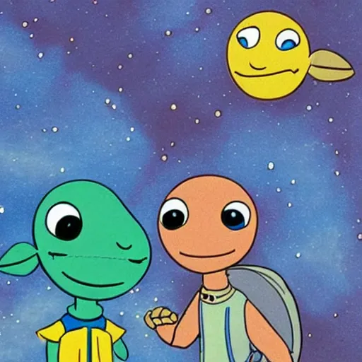 Image similar to flounder and malloc in love on the moon