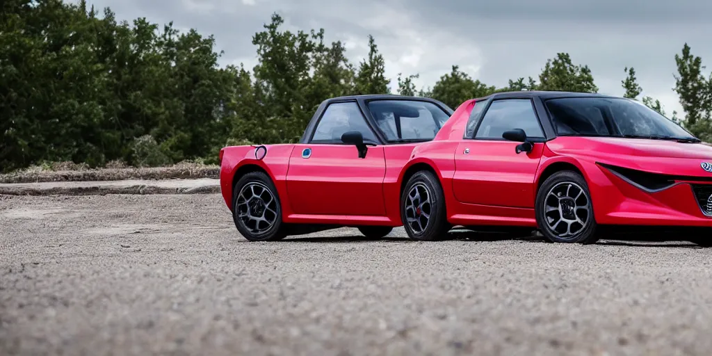 Prompt: 2022 Fiat X1/9