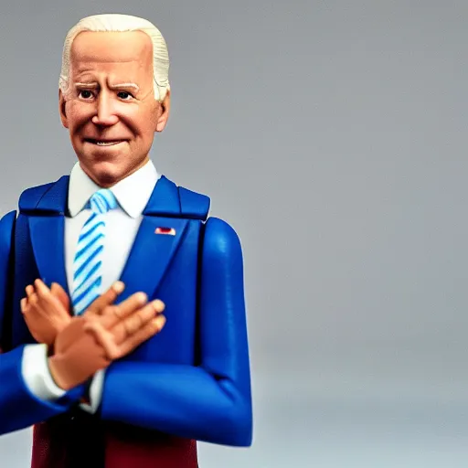 Image similar to joe biden action figure, high resolution product photography