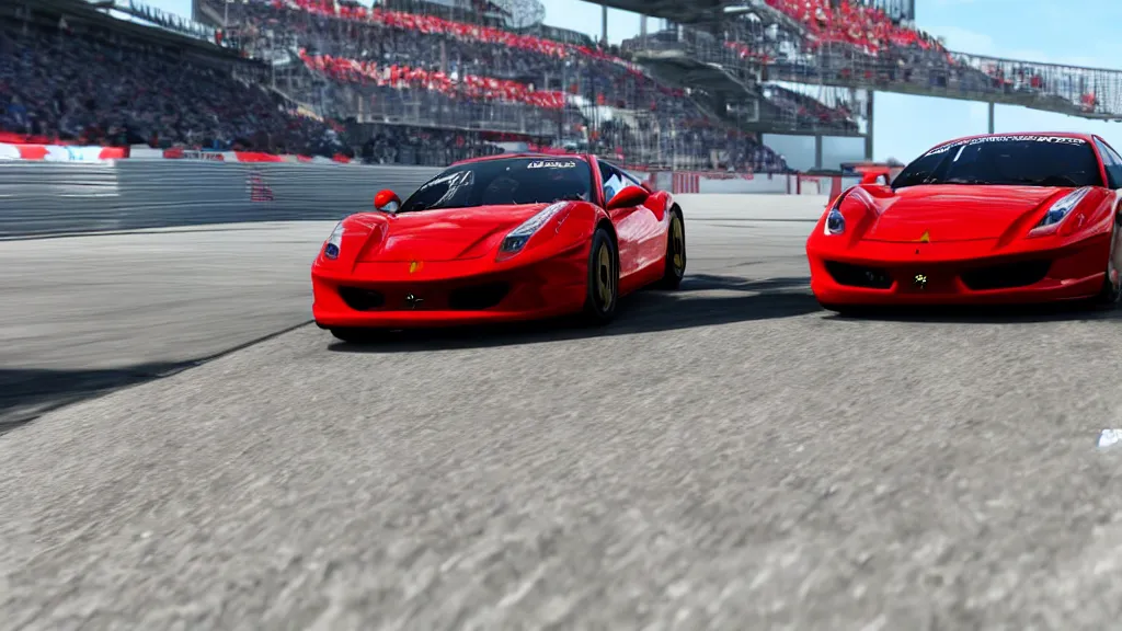 Image similar to forza motorsport screenshot of a ferrari