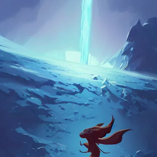 Image similar to icy comet in the air, black scraps trailing, behance hd artstation by jesper ejsing by rhads, makoto shinkai and lois van baarle, ilya kuvshinov, ossdraws