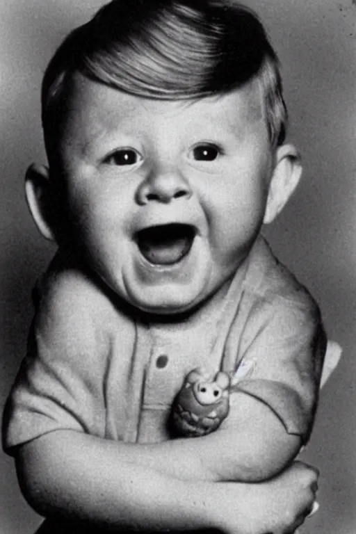 Image similar to mickey rooney as a baby