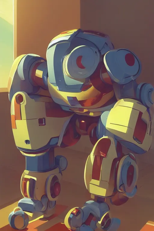 Prompt: fat titan metabots medabots medarotto medarot robot minimalist comics, behance hd by jesper ejsing, by rhads, makoto shinkai and lois van baarle, ilya kuvshinov, rossdraws global illumination ray tracing hdr radiating a glowing aura