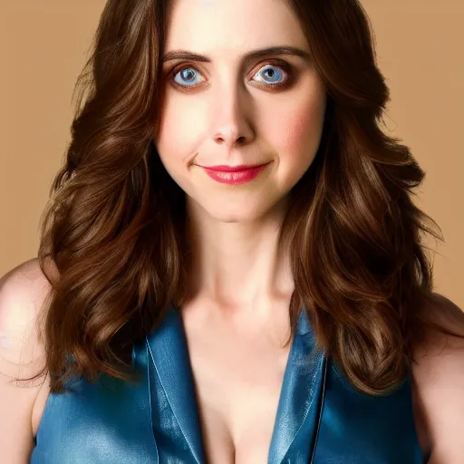 Image similar to alison brie portrait, 8k resolution, amazing detail, hyper realistic