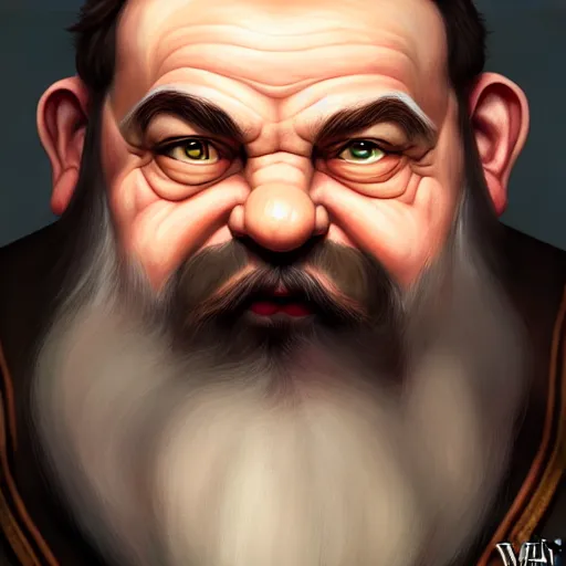 Prompt: portrait painting of a dwarven doctor, sharp focus, award - winning, trending on artstation, masterpiece, highly detailed, intricate, cartoon, anime. art by merwild and ernesto irawan and rachel denton