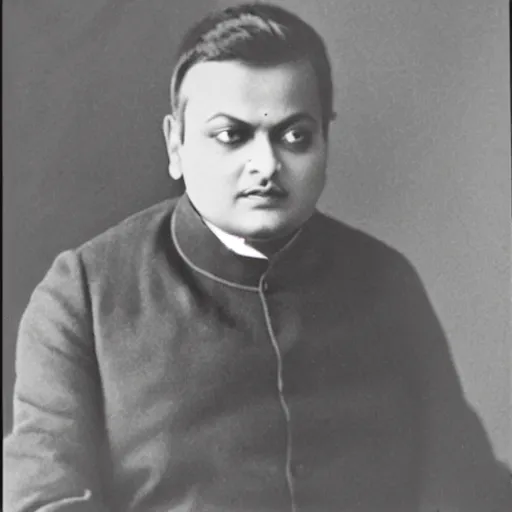 Prompt: portrait of Swami Vivekananda