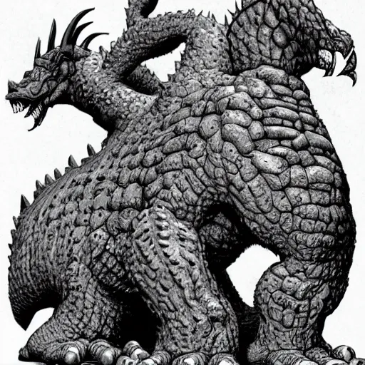 Image similar to hodag, dungeons and dragons illustration