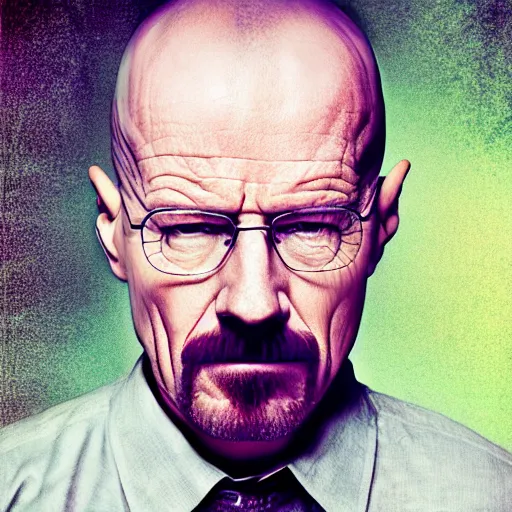 Image similar to !dream Portrait photo of walter white, color, studio lighting