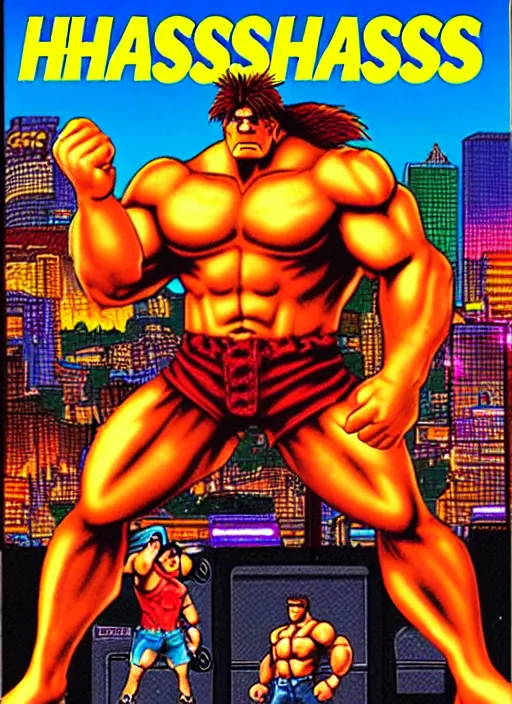 Image similar to hashsquatch the game, streets if rage style cover art