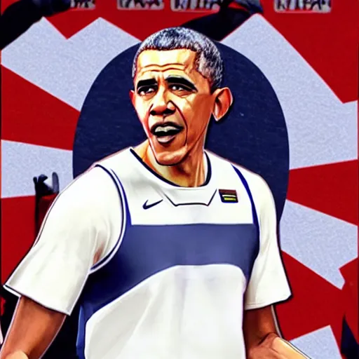 Image similar to barack obama in nba 2 k