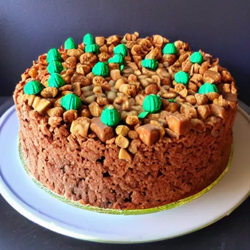 Image similar to marijuana peanut cereal fudge cake