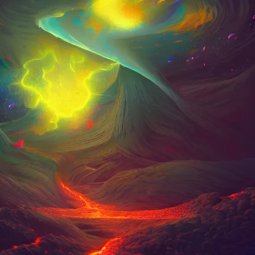 Image similar to a cosmic lava lamp, dynamic lighting, fantasy concept art, trending on art station, stunning visuals, creative, cinematic, ultra detailed