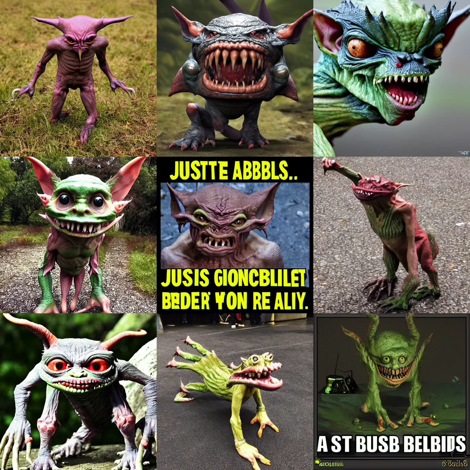 Image similar to just an absolute goblin of a creature, really