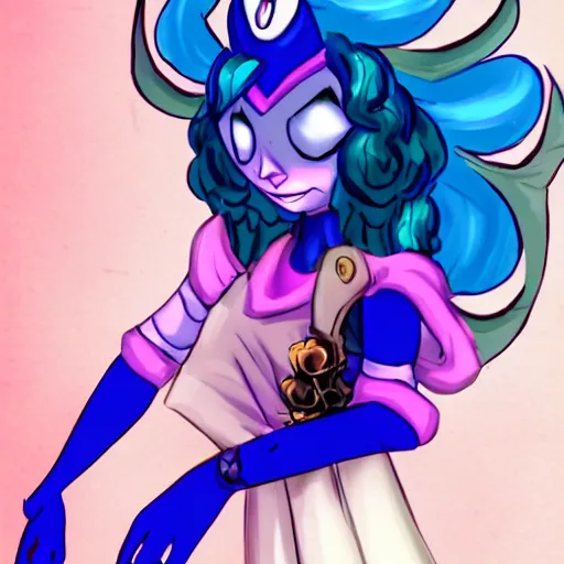 Image similar to Vriska Secret in style of Hades