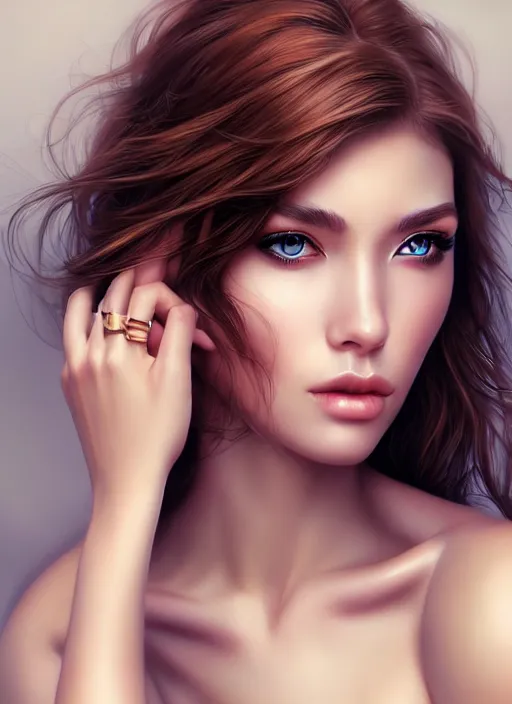 Image similar to a gorgeous female photo, professionally retouched, full body shot, realistic, smooth face, perfect eyes, wide angle, sharp focus on eyes, 8 k high definition, insanely detailed, intricate, elegant, art by artgerm