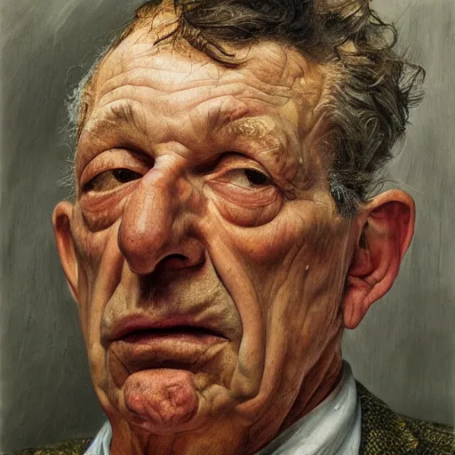 Prompt: high quality high detail painting by lucian freud, hd, portrait, dramatic lighting