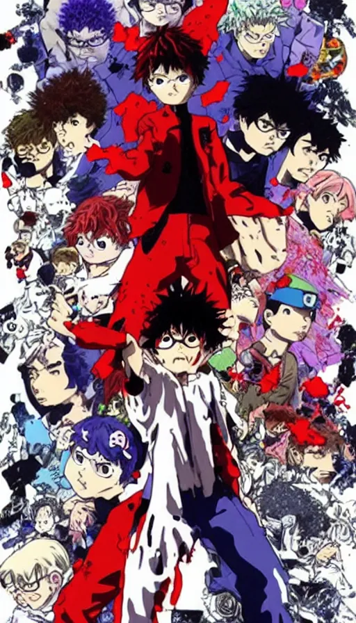 Image similar to rage, by hideaki anno