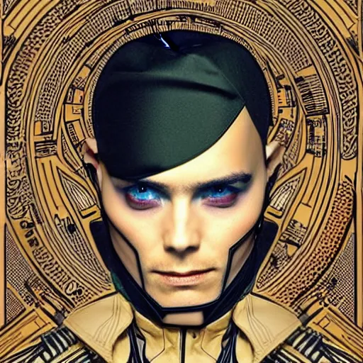 Image similar to leto 2 atreides, artwork