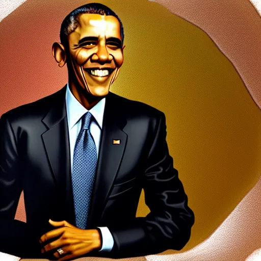 Prompt: Barack Obama in Disco Elysium, Disco Elysium style, Barack Obama serious HD