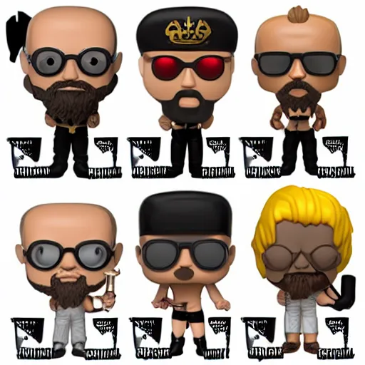 Prompt: Techno Viking Chibi Funko Pop