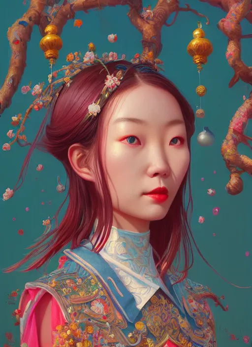 Prompt: pretty yunnan girl : : by martine johanna and simon stalenhag and chie yoshii and casey weldon and wlop : : ornate, dynamic, particulate, rich colors, intricate, elegant, highly detailed, centered, artstation, smooth, sharp focus, octane render, 8 k