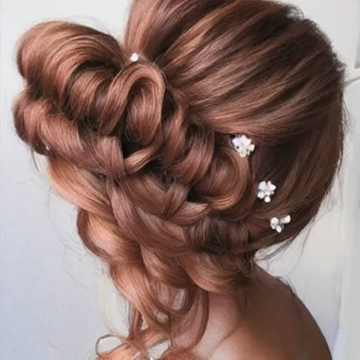 Prompt: the most beautiful hairstyle