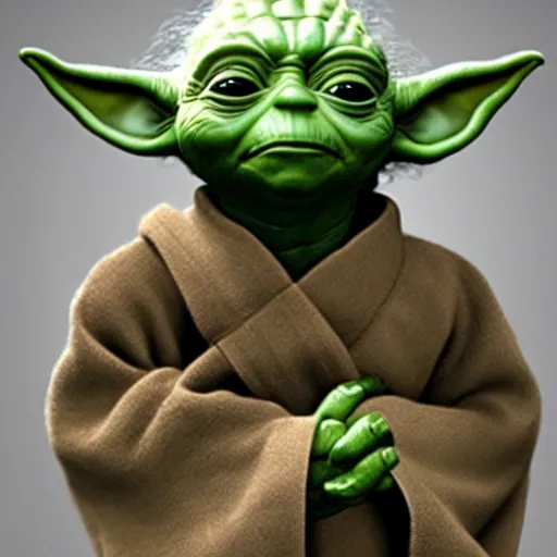 Image similar to yoda mugshot