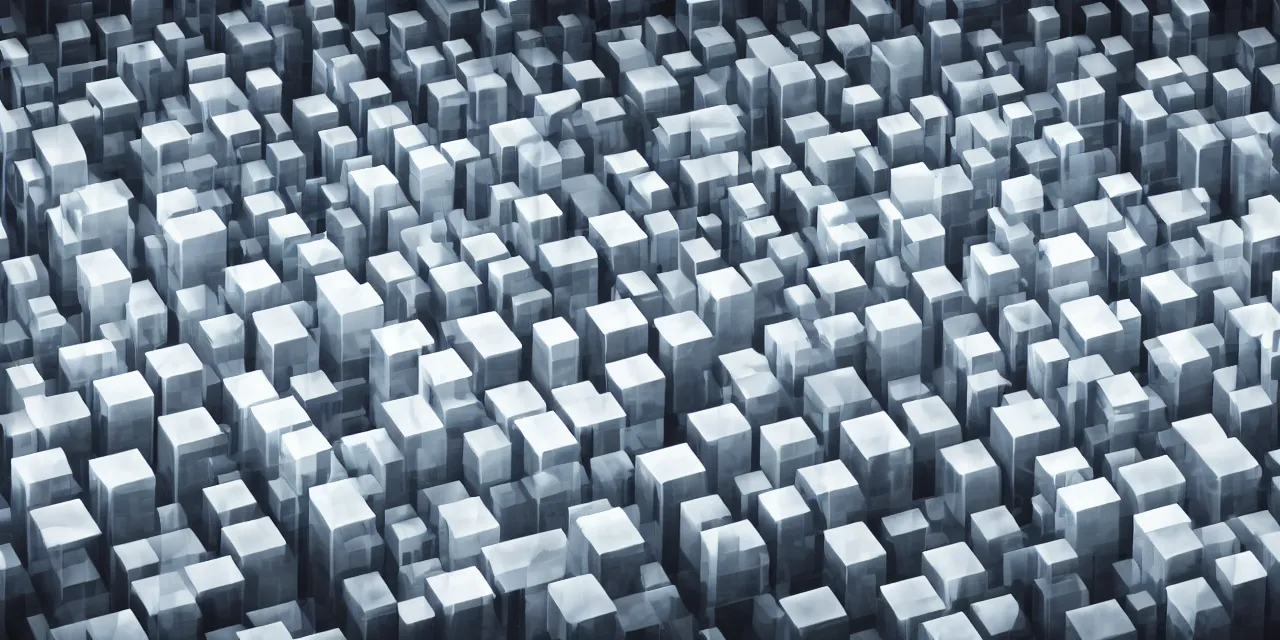 Image similar to computer cubes filled with human souls