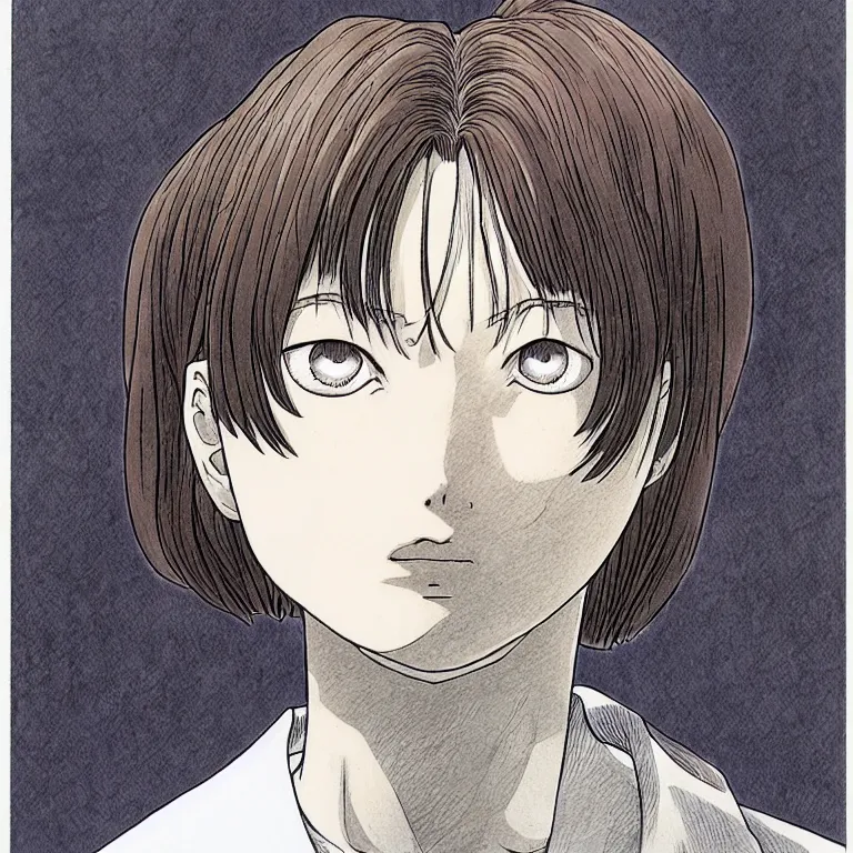 Image similar to young girl by naoki urasawa, detailed