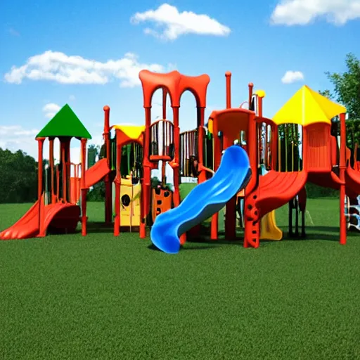 Image similar to 4 dimensional playground