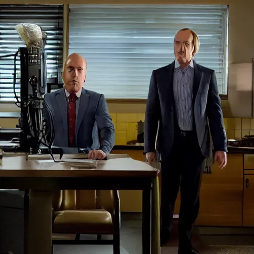 Prompt: last scene of the last episode of the Better Call Saul series finale