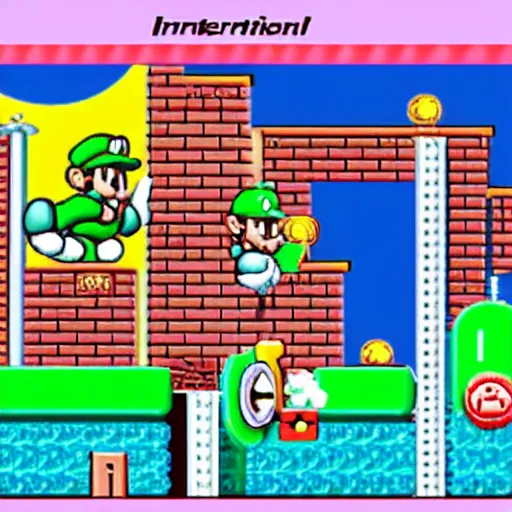 Image similar to Super Mario Bros. 77 instruction manual