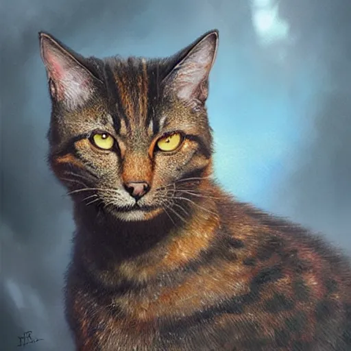 Image similar to portrait of a swat cat, highly detailed, shallow depth of field, art by artgerm and greg rutkowski