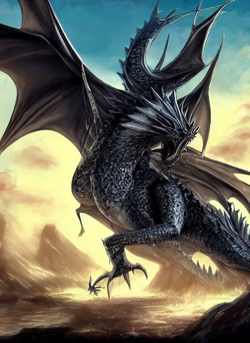 Image similar to splash art game of thrones riding dragon