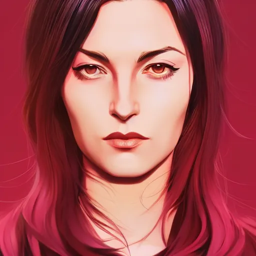 Image similar to a portrait of a beautiful madchen amick, art by ilya kuvshinov and wlop and and josan gonzalez, shikanosuke yagaki, mitsumayo, reivaille, digital art, highly detailed, intricate, sharp focus, trending on artstation hq, deviantart, pinterest, unreal engine 5, 4 k uhd image