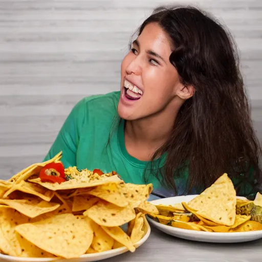 Image similar to homelander eating nachos