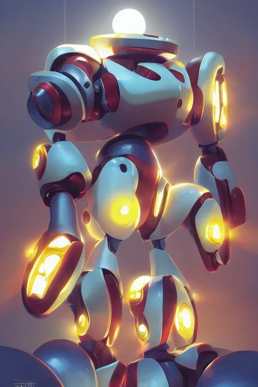 Image similar to metabots medabots medarotto medarot robot minimalist comics, behance hd by jesper ejsing, by rhads, makoto shinkai and lois van baarle, ilya kuvshinov, rossdraws global illumination ray tracing hdr radiating a glowing aura