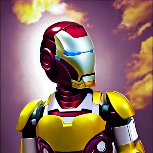 Image similar to “iron man & buzz light year have an adult child”