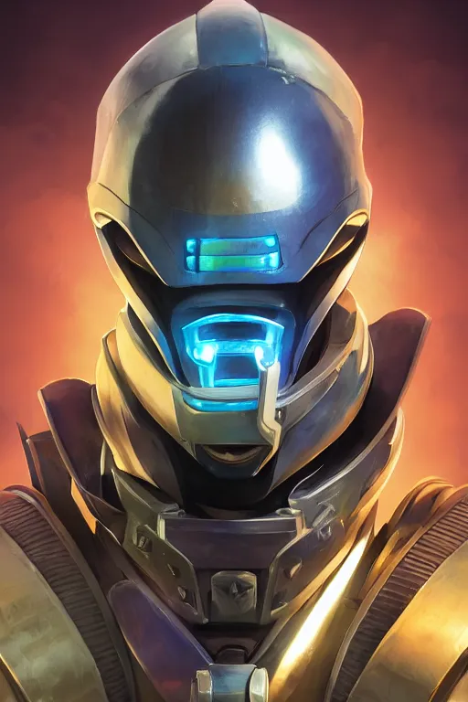 Image similar to epic mask helmet robot ninja portrait stylized as fornite style game design fanart by concept artist gervasio canda, behance hd by jesper ejsing, by rhads, makoto shinkai and lois van baarle, ilya kuvshinov, rossdraws global illumination radiating a glowing aura global illumination ray tracing hdr render in unreal engine 5