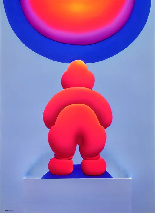 Image similar to abstract shapes by shusei nagaoka, kaws, david rudnick, airbrush on canvas, pastell colours, cell shaded, 8 k