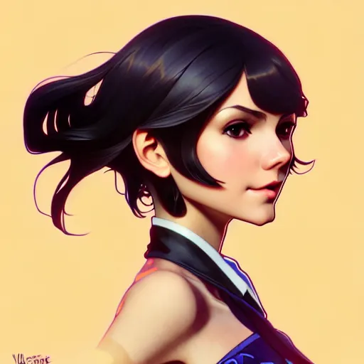 Image similar to a beautiful victoria justice, art by ilya kuvshinov and lois van baarle and alphonse mucha and ross tran and range murata and artgerm, digital art, highly detailed, profile picture, intricate, sharp focus, trending on artstation hq, deviantart, pinterest, unreal engine 5, 4 k uhd image