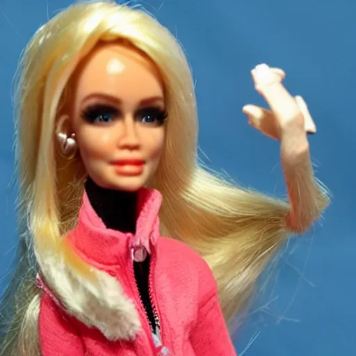 Image similar to e. t. donald trump barbie