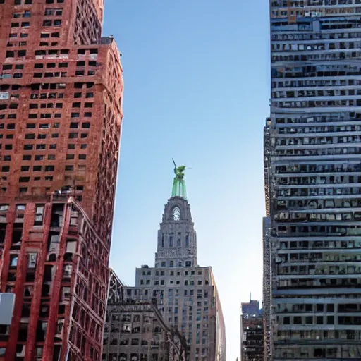 Image similar to the coolest building in new york, architecture